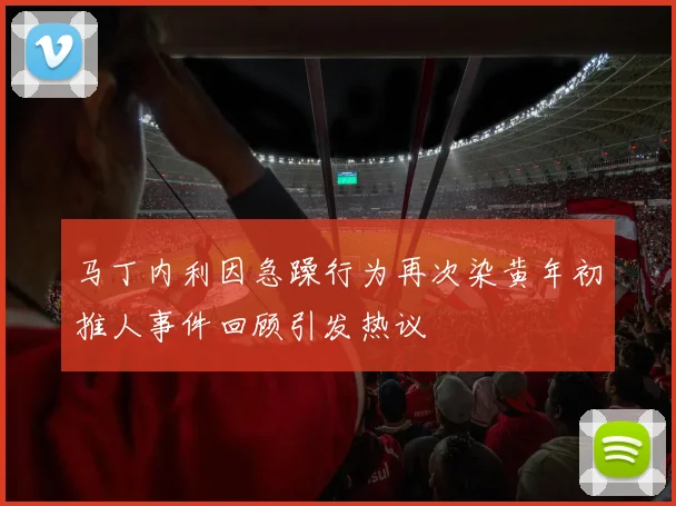 马丁内利因急躁行为再次染黄年初推人事件回顾引发热议